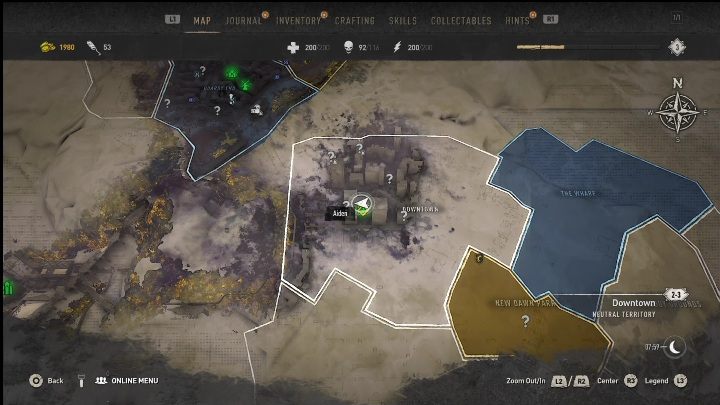 1 - Dying Light 2: Inhibitors (Downtown) - list of all - Downtown - Dying Light 2 Guide