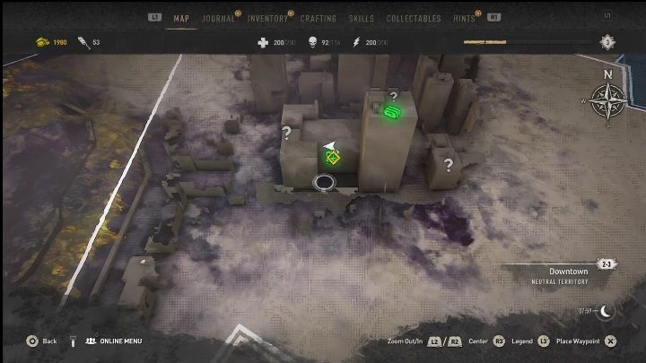 Important nearby locations: GRE vaccination laboratory - Dying Light 2: Inhibitors (Downtown) - list of all - Downtown - Dying Light 2 Guide