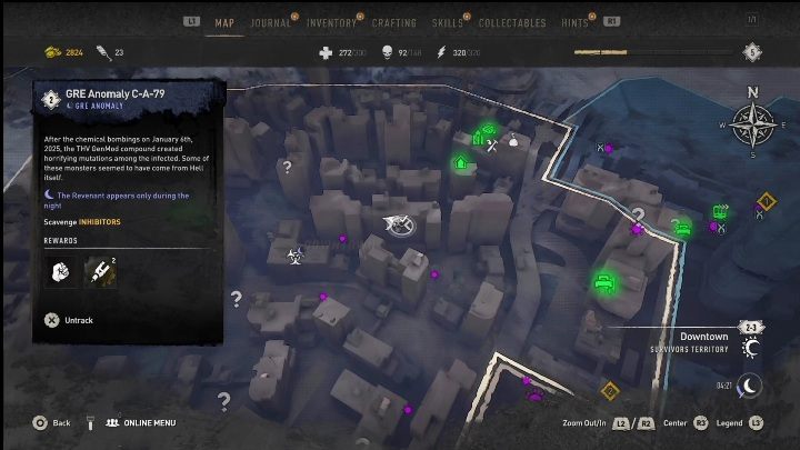 Important places nearby: Power Plant - Downtown - Dying Light 2: Inhibitors (Downtown) - list of all - Downtown - Dying Light 2 Guide