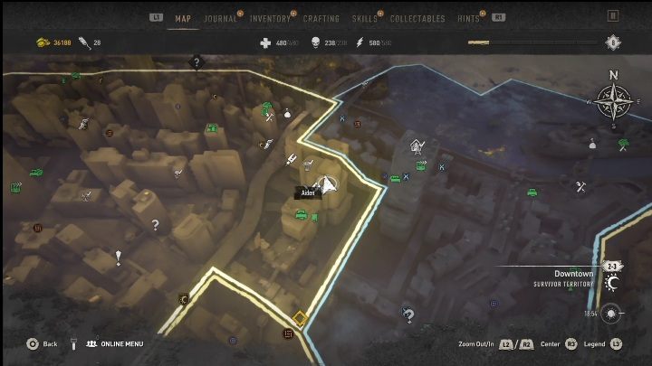 19 - Dying Light 2: Inhibitors (Downtown) - list of all - Downtown - Dying Light 2 Guide