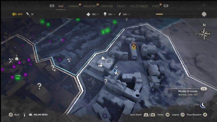 Important places nearby : Metropolitan Art Gallery - Dying Light 2: Graffiti Tags (Muddy Grounds) - list of all - Muddy Grounds - Dying Light 2 Guide