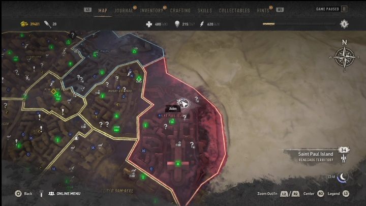 4 - Dying Light 2: Inhibitors (Saint Paul Island) - list of all - Saint Paul Island - Dying Light 2 Guide