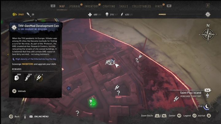 8 - Dying Light 2: Inhibitors (Saint Paul Island) - list of all - Saint Paul Island - Dying Light 2 Guide