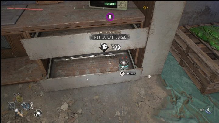 You will get this collectible after unlocking Metro: Cathedral - Dying Light 2: Inhibitors (Saint Paul Island) - list of all - Saint Paul Island - Dying Light 2 Guide