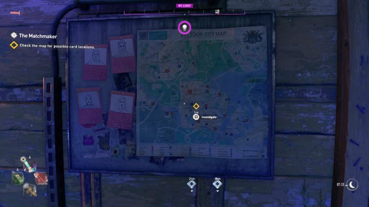 Examine the map Raheem's standing next to - Dying Light 2: The Matchmaker - walkthrough - Side quests - Dying Light 2 Guide