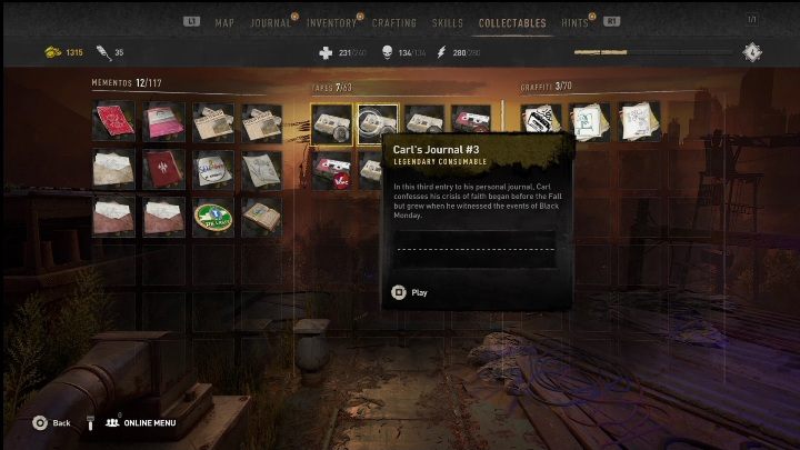 You can explore the Bazaar in-between missions - Dying Light 2: Recordings (Trinity) - list of all - Trinity - Dying Light 2 Guide