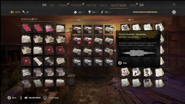 You'll find this recording on a wooden table inside the settlement - Dying Light 2: Recordings (Trinity) - list of all - Trinity - Dying Light 2 Guide
