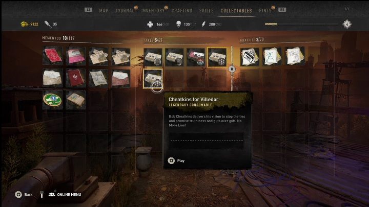 During The Ultimate Weapon quest, you will reach a destroyed apartment where you can find the recording - Dying Light 2: Recordings (Horseshoe) - list of all - Horseshoe - Dying Light 2 Guide
