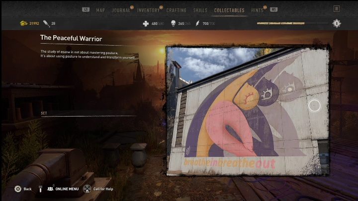 This graffiti was painted on the lower part of the building - Dying Light 2: Graffiti Tags (New Dawn Park) - list of all - New Dawn Park - Dying Light 2 Guide