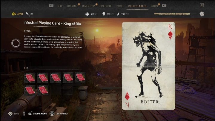 This card is in the painting studio, right under the goat altar - Dying Light 2: Mementos (Lower Dam Ayre) - list of all - Lower Dam Ayre - Dying Light 2 Guide
