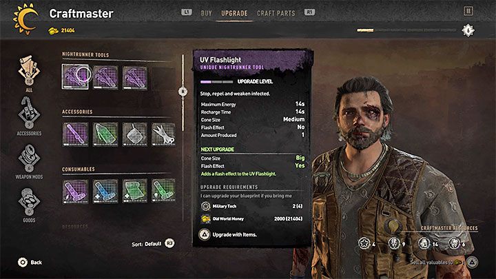 In addition to obtaining a UV flashlight, you should also upgrade it to make it stronger and gain new features - Dying Light 2: Tanning Salon and Slow Poke! - how to get? - Trophy Guide - Dying Light 2 Guide