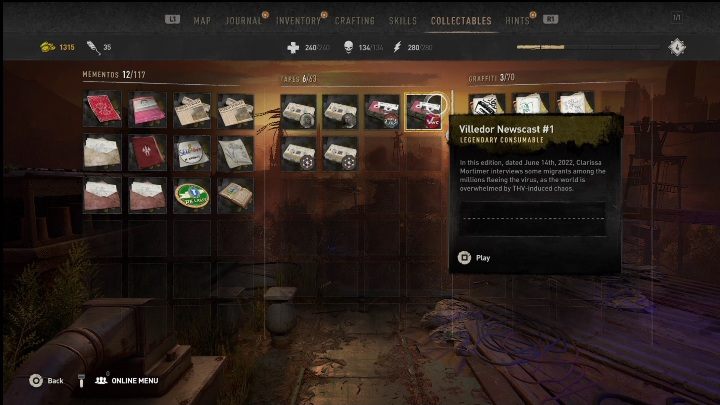 After activating the power plant, you will get to a safe place - Dying Light 2: Recordings (Garrison) - list of all - Garrison - Dying Light 2 Guide
