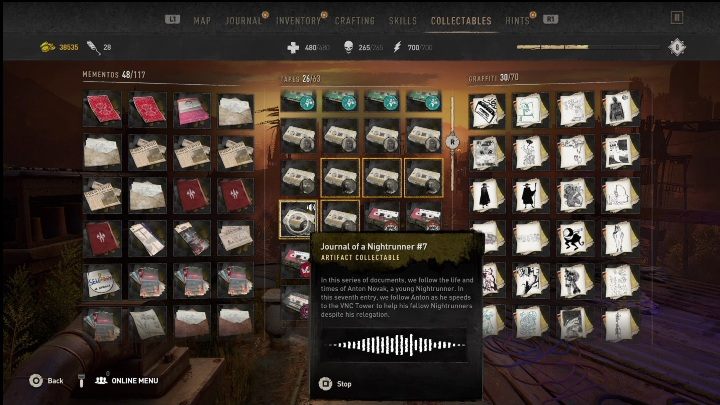 You will find this audio tape on the roof of the building - Dying Light 2: Recordings (Garrison) - list of all - Garrison - Dying Light 2 Guide
