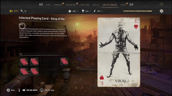 The card is on the table in the Fish Eye Canteen - Dying Light 2: Mementos (New Dawn Park) - list of all - New Dawn Park - Dying Light 2 Guide