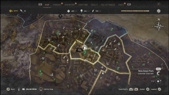 17 - Dying Light 2: Mementos (New Dawn Park) - list of all - New Dawn Park - Dying Light 2 Guide