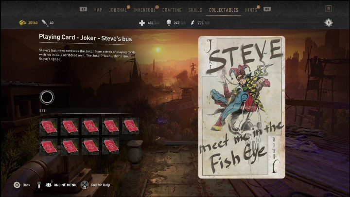 This collectible can only be obtained during The Deserter side quest - Dying Light 2: Mementos (New Dawn Park) - list of all - New Dawn Park - Dying Light 2 Guide