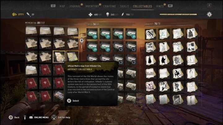 This map is on a wooden table in the safe zone - Dying Light 2: Mementos (The Wharf) - list of all - The Wharf - Dying Light 2 Guide