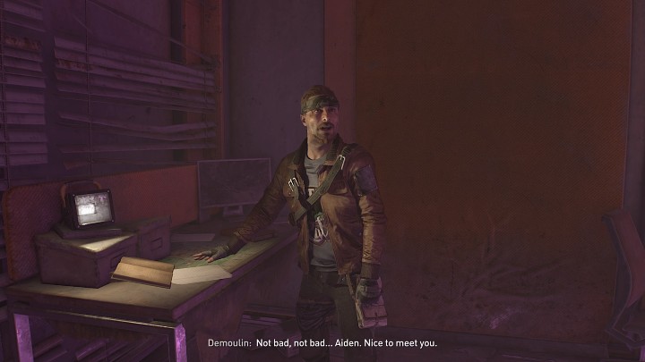 Take the stairs to the upper floor and talk to Demoulin - Dying Light 2: The Lost Light - walkthrough - Story quest - Dying Light 2 Guide