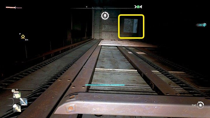 If your character has a well-developed stamina, you can take the shorter path and climb to the very top through the hole marked in the picture - Dying Light 2: The Lost Light - walkthrough - Story quest - Dying Light 2 Guide