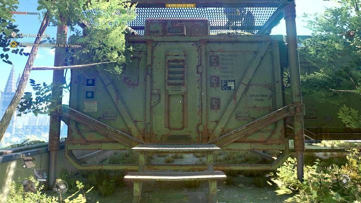 Get rid of a few zombies and enter the green container - Dying Light 2: The Lost Light - walkthrough - Story quest - Dying Light 2 Guide