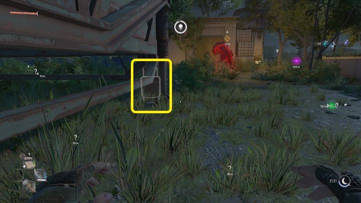 As soon as Aiden regains consciousness, get out of the container and climb to the roof - Dying Light 2: The Lost Light - walkthrough - Story quest - Dying Light 2 Guide