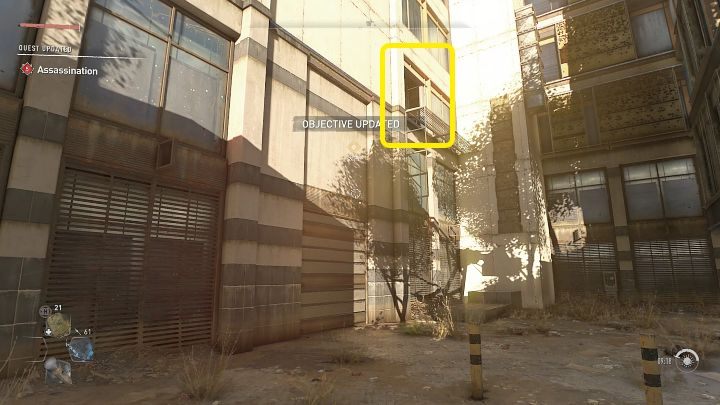 Once you reach the place marked on the map, you will have to get to the open window marked in the picture above - Dying Light 2: Assassination - walkthrough - Story quest - Dying Light 2 Guide