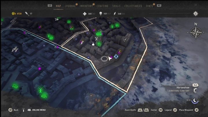 Important places in the area : Horseshoe - Water Tower - Dying Light 2: Mementos (Horseshoe) - list of all - Horseshoe - Dying Light 2 Guide