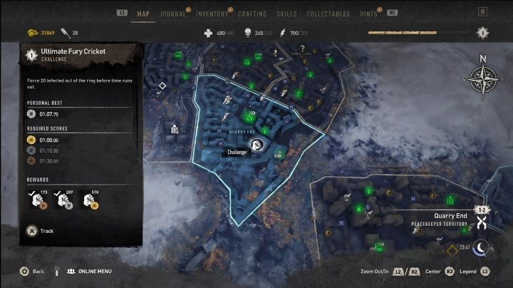 District : Quarry End - Dying Light 2: Combat challenges - list, locations - Side activities - Dying Light 2 Guide