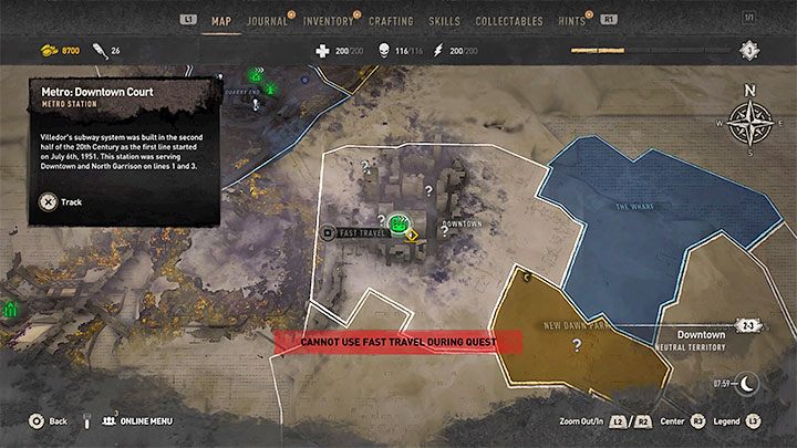 The game may temporarily block fast travel - Dying Light 2: Fast travel - how to use? - Exploration - Dying Light 2 Guide