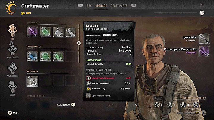 Later in the game, you can and should consider upgrading your lockpicks - Dying Light 2: Lockpicks - how to get and use? - Exploration - Dying Light 2 Guide