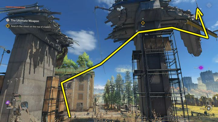 The crate can be found on a damaged bridge behind the Tango motel - Dying Light 2: Military Tech - how to get it easily? - Character and statistics - Dying Light 2 Guide