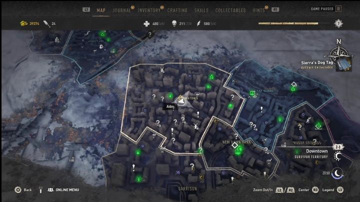 4 - Dying Light 2: Mementos (Downtown) - list of all - Downtown - Dying Light 2 Guide