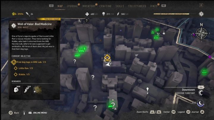 5 - Dying Light 2: Mementos (Downtown) - list of all - Downtown - Dying Light 2 Guide