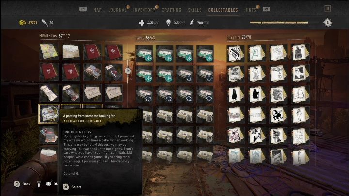The post was left in a truck on a destroyed bridge - Dying Light 2: Mementos (Downtown) - list of all - Downtown - Dying Light 2 Guide