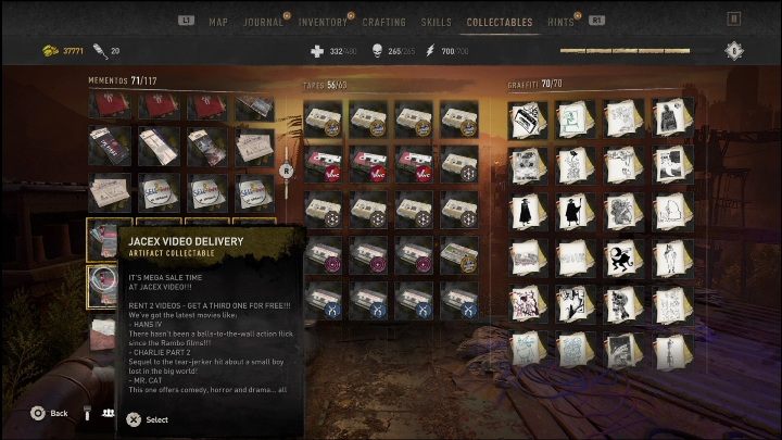 Between the towers, you can find a bus hanging over the precipice - Dying Light 2: Mementos (Downtown) - list of all - Downtown - Dying Light 2 Guide