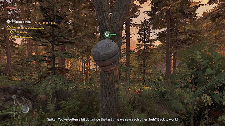 You should start using your survivor sense to "scan" the area and highlight interactive items and loot - Dying Light 2: Pilgrims Path - walkthrough - Story quest - Dying Light 2 Guide