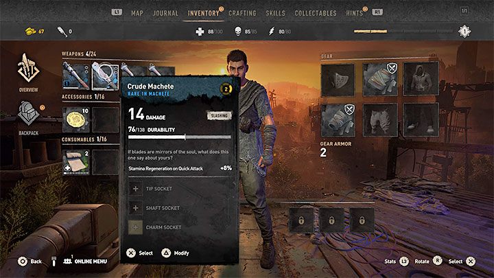 The idea behind the described achievement is to kill 20 enemies with melee weapons in a row, without taking any damage (you cannot be hit by opponents, or lose health following an environmental hazard) - Dying Light 2: Cant Touch This trophy - how to unlock? - Trophy Guide - Dying Light 2 Guide