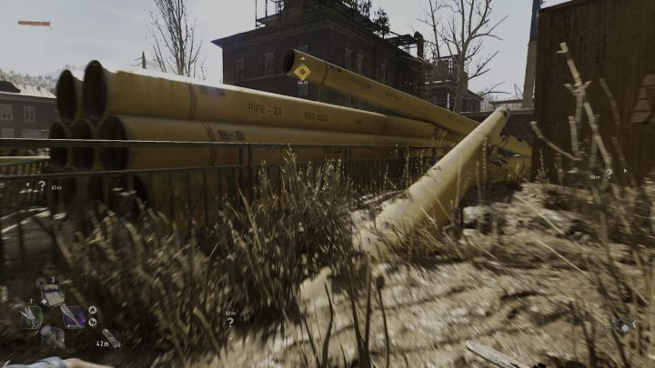 Quickly slide down the yellow pipe - Dying Light 2: Snipers Alley - walkthrough - Side quests - Dying Light 2 Guide