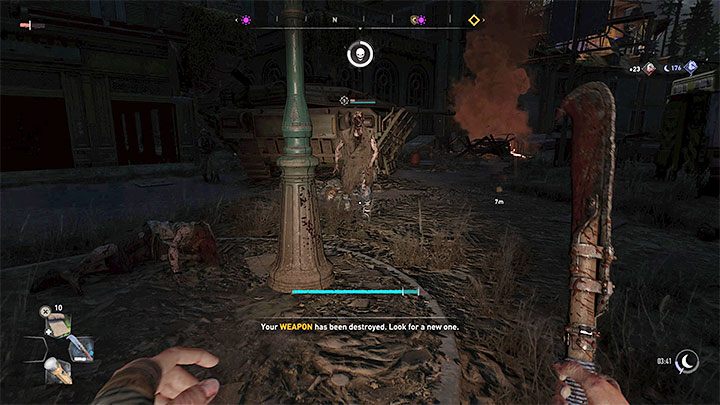 A weapon with 0 durability is irretrievably destroyed - Dying Light 2: Repairing weapons - is it possible? - Combat - Dying Light 2 Guide