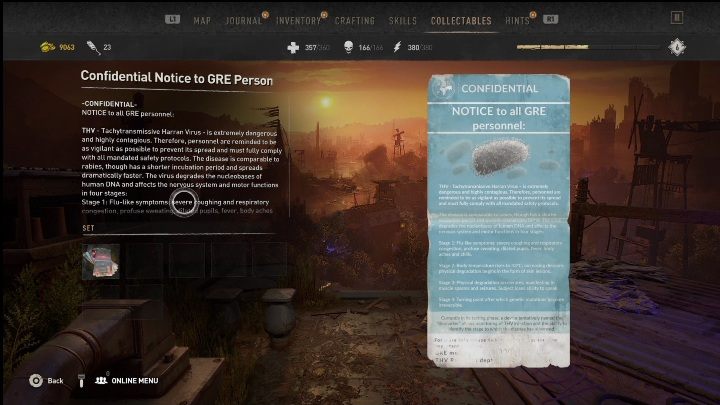 By completing the side quest The First Biomarker, you will receive a special card for your collection - Dying Light 2: Mementos (Trinity) - list of all - Trinity - Dying Light 2 Guide