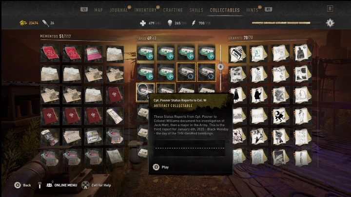 You'll find this recording in a tower right next to the convoy - Dying Light 2: Recordings (Downtown) - list of all - Downtown - Dying Light 2 Guide