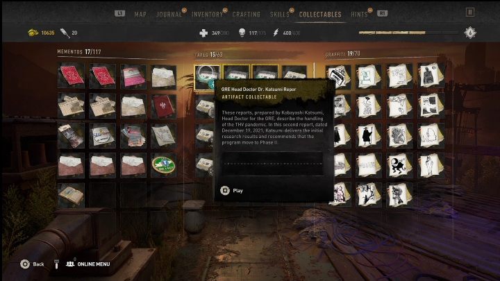 Approach the desk to make the collectible light up - Dying Light 2: Recordings (The Wharf) - list of all - The Wharf - Dying Light 2 Guide