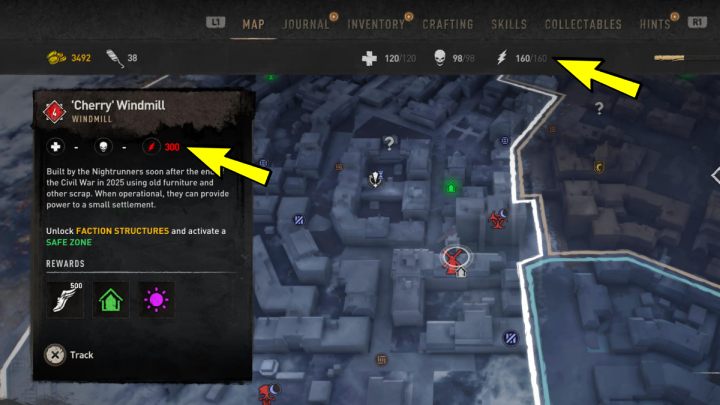 as climbing a windmill requires a certain number of stamina points - Dying Light 2: Windmill - how to activate? - Exploration - Dying Light 2 Guide