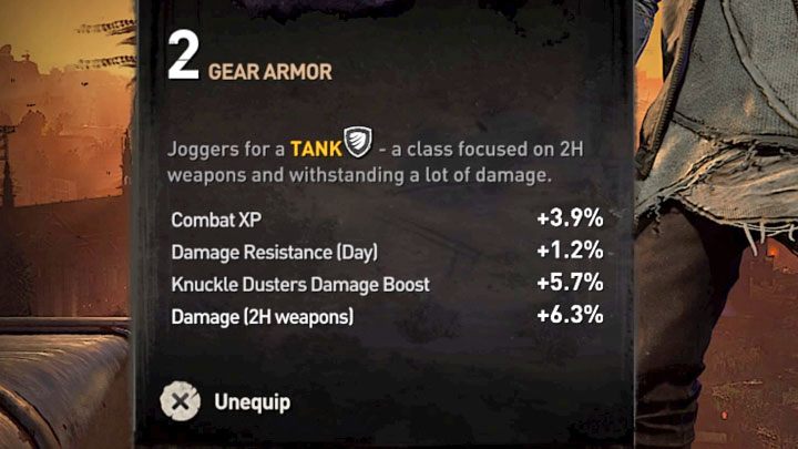 Another good technique to speed up your experience gathering is putting on items of clothing with bonuses to XP - Dying Light 2: Experience - how to level up quickly? - Character and statistics - Dying Light 2 Guide