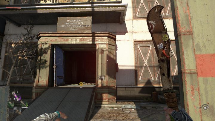 Head to the military building in the Muddy Grounds district - Dying Light 2: Crystal White - walkthrough - Side quests - Dying Light 2 Guide