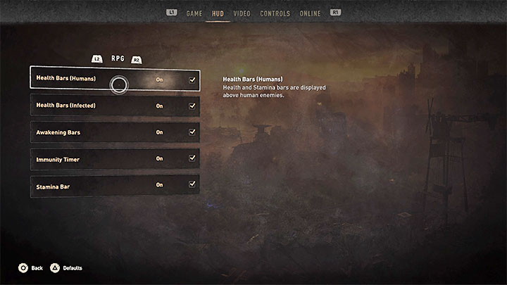 You can find the health bar settings in the main menu - Dying Light 2: Enemy health bars - how to turn off? - Combat - Dying Light 2 Guide