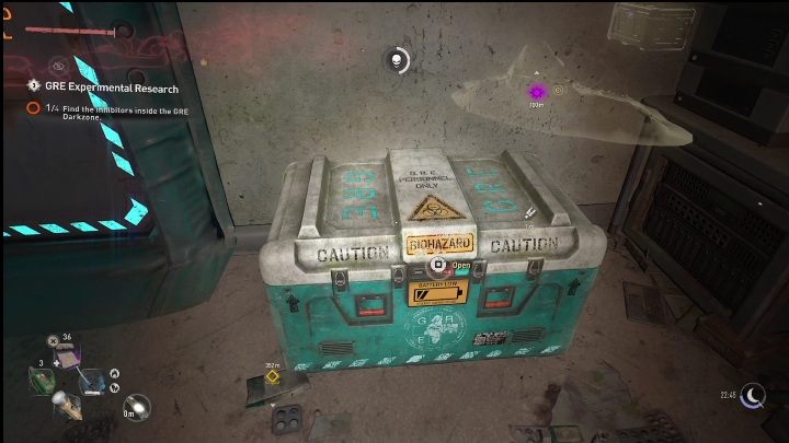 This is the second inhibitor found in the same area (GRE Experimental Research) - Dying Light 2: Inhibitors (The Wharf) - list of all - The Wharf - Dying Light 2 Guide
