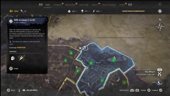 16 - Dying Light 2: Inhibitors (The Wharf) - list of all - The Wharf - Dying Light 2 Guide