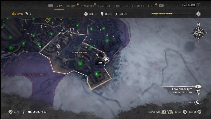 19 - Dying Light 2: Inhibitors (Lower Dam Ayre) - list of all - Lower Dam Ayre - Dying Light 2 Guide