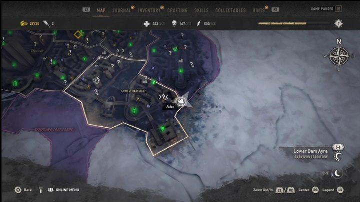 22 - Dying Light 2: Inhibitors (Lower Dam Ayre) - list of all - Lower Dam Ayre - Dying Light 2 Guide